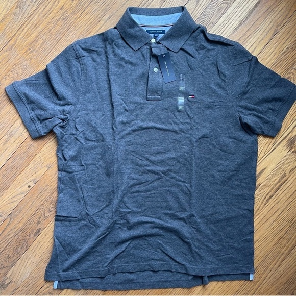 NEW Tommy Hilfiger Mens Basic Polo Gray Size XXL NWT - Picture 3 of 5